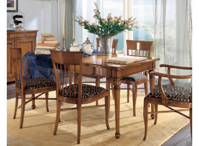 Möbel Einrichtung Gruppe Tisch + 4 Stuhl Set 5tlg. Esstisch Garnitur Esszimmer