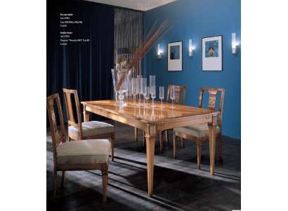 Essgruppe Esstisch Tisch Gruppe Tische 4x Lehnstuhl Stuhl Rechteckig Luxus 5tlg