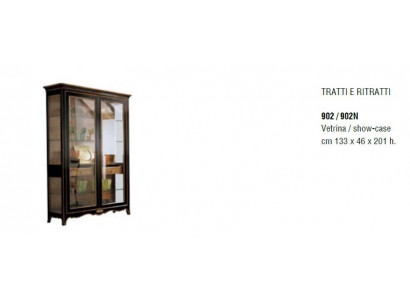 Schrank Schaufenster Vitrine Vitrinen Glas Schrank Holz Regal Art déco Schränke
