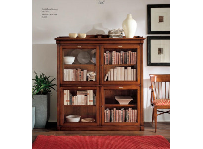 Klassische Anrichte Design Möbel Italienische Braun Vitrine Holz Luxus Schränke