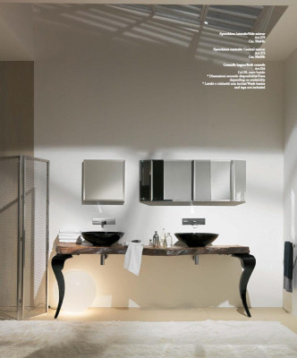 Waschtische Badezimmer Tisch Konsole Tische Holztisch Echtholz Luxus Waschbecken