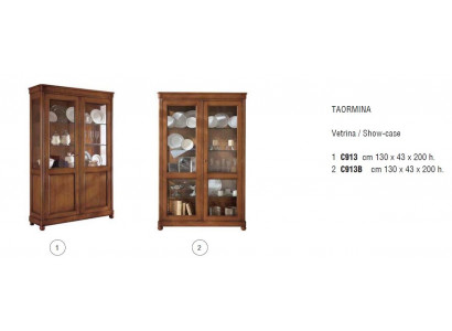 Wohnzimmer Schränke Design Schrank Möbel Glas Neu Vitrine 2 Tür Schrank Vitrinen