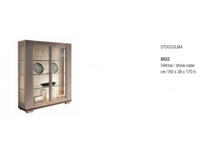 Wohnzimmer Schränke Design Schrank Möbel Glas Neu Vitrine 2 Tür Schrank Vitrinen