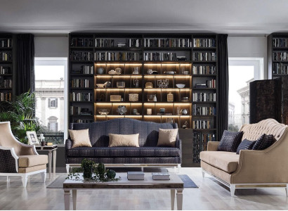 Moderne Wohnzimmer Sofagarnitur Polster Dreisitzer Designer Sessel 3tlg