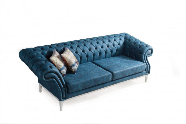 3 Sitzer Polster Sofas Wohnzimmer Couchen Modern Stil Designer Möbel Sofa