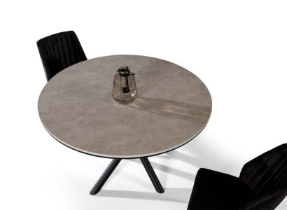 Esszimmertisch Rund Esstisch Ausziehbar Küchentisch Holz Grau Tische