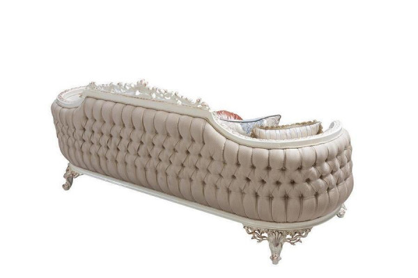Sofagarnitur Klassische Luxus Sofas Sessel Wohnzimmer set 3+1Sitzer Chesterfield