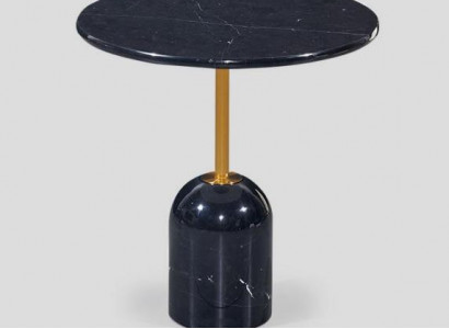 Schwarzer Beistelltisch Wohnzimmer Tische Modernes Rundes Design Konsole Tisch