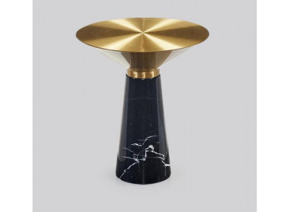 Schwarzer Designer Beistelltisch Luxus Edelstahl Möbel Wohnzimmer Tisch