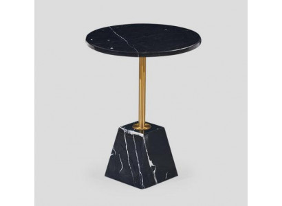 Runder Schwarzer Couchtisch Beistelltisch Designer Tisch Wohnzimmer