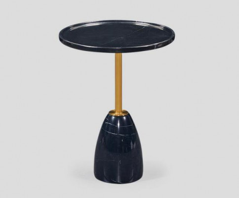 Marmor stilvolle Schwarz Beistelltisch Tisch luxuriöse modern Couchtisch Tische