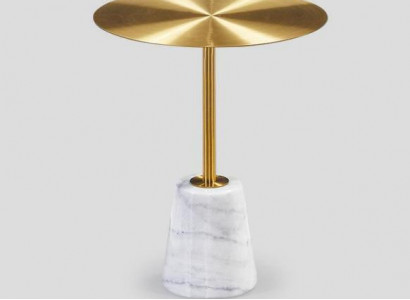 Designer Hochwertiger Nebentisch Beistelltisch Runder Luxus Seitentisch