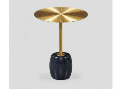 Gold-Schwarzer Couchtisch Designer Wohnzimmer Stilvolle Beistelltische