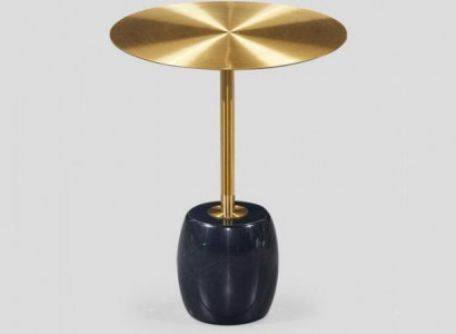 Gold-Schwarzer Couchtisch Designer Wohnzimmer Stilvolle Beistelltische