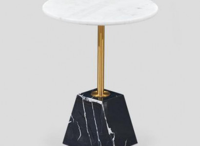 Designer Runder Abstelltisch Luxus Marmor Beistelltische Stilvolle Möbel