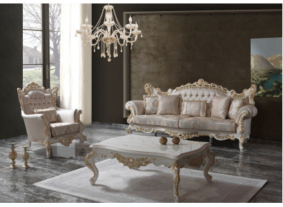 Luxus Sofagarnitur Komplette Couchgarnitur Beige Polstersofa Stoffsofa