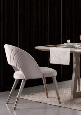 Esszimmermöbel Set Esszimmer Garnitur 7tlg Esstisch Stühle Beige Holz
