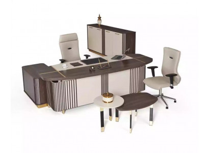 Moderne Arbeitszimmer Einrichtung Büromöbel Designer Office Möbel 3tlg