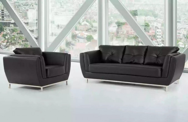 Sofagarnitur Sofa Luxus 3+1 Sessel Dreisitzer Sessel Sitzer Garnitur Modern