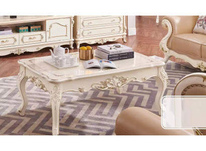 Couchtisch im Wohnzimmer schickes Design schicke Möbel neuer Luxus