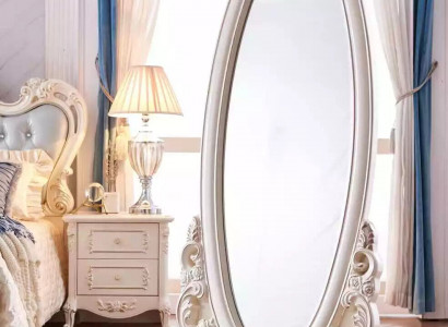 Bodenspiegel im Wohnzimmer Holz klassisch white ein neuer Luxus im Innenraum