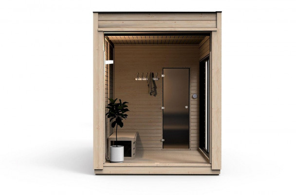 Sauna Holz Trockensauna Woodpro Garten Holzsauna Outdoor Saunas Häuschen