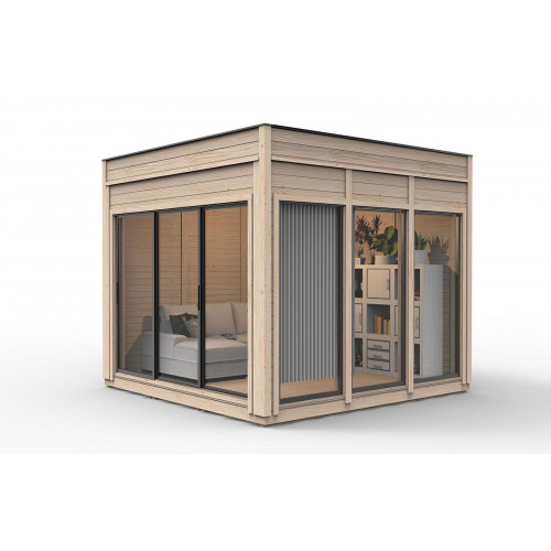 Campinghaus Garten Haus Holzhaus Ferienhaus Gartenhaus Häuschen 354x354x318