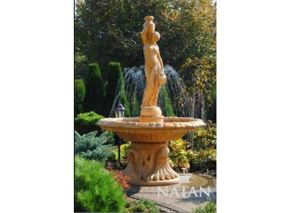 Zierbrunnen Springbrunnen Skulptur Brunnen Dekoration Garten Fontaine Allena Neu