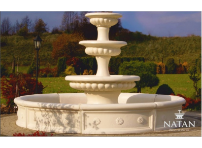 Becken für Zierbrunnen Skulptur Springbrunnen Brunnen Garten Fontaine Teich Neu
