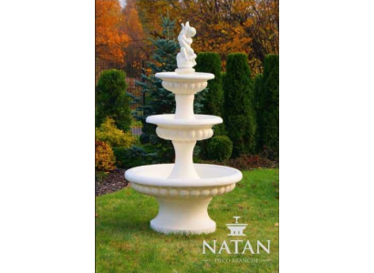Zierbrunnen Springbrunnen 186cm Skulptur Brunnen Deko Garten Fontaine Teich Neu