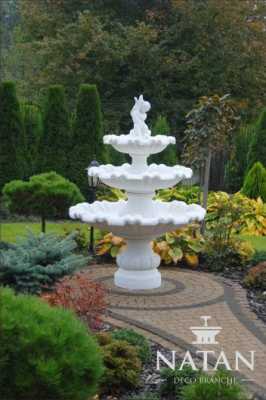 Zierbrunnen Springbrunnen Brunnen Garten Dekoration Fontaine Teich GECO RAGAZZI1