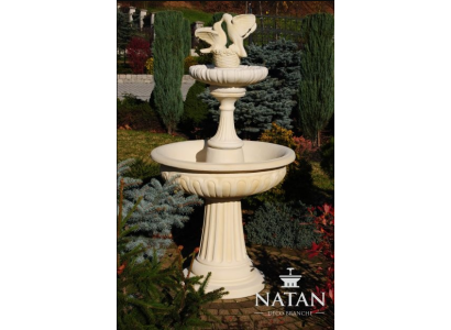 Springbrunnen Froschbrunnen Brunnen 162cm Steinbrunnen Gartenbrunnen Fontaine