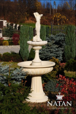 Springbrunnen Garten Teich Brunnen Steinbrunnen Gartenbrunnen Fontaine Stein