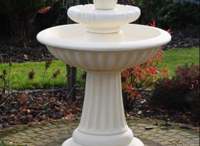 Zierbrunnen Springbrunnen 136cm Skulptur Brunnen Deko Garten Fontaine Teich Neu