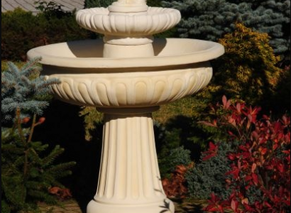 Springbrunnen Froschbrunnen Brunnen Gartenbrunnen Fontaine 154cm Steinbrunnen