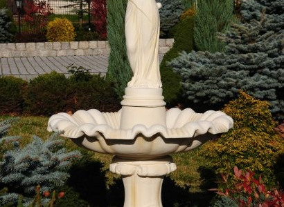Springbrunnen Garten Teich Brunnen 192cm Steinbrunnen Gartenbrunnen Fontaine Neu