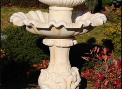 Springbrunnen Garten Teich Brunnen 140cm Steinbrunnen Gartenbrunnen Fontaine Neu