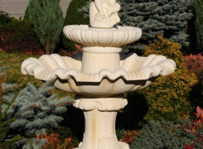 Zierbrunnen Springbrunnen Skulptur Brunnen Dekoration Garten Fontaine Neu 160cm