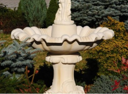Zierbrunnen Springbrunnen Skulptur Brunnen Dekoration Garten Fontaine Neu 157cm