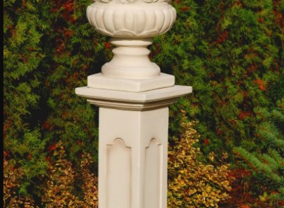 Blumenkorb Kasten Blumen Vase Gefäss Garten Terrasse Dekoration Statue Figuren