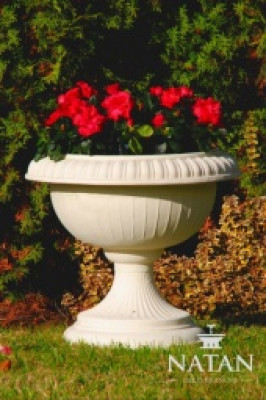 Blumenkorb Blumenkasten Blumen Gefäss Garten Terrasse Dekoration Statue Figuren