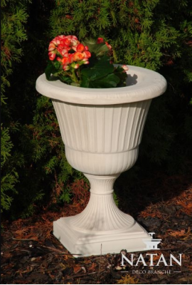 Blumenkorb Blumen Vase Gefäss Garten Terrasse Dekoration Statue Figuren Dalia