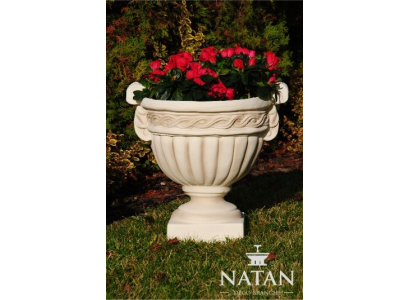 Blumenkorb Blumen Vase Gefäss Garten Terrasse Dekoration Statue Figuren Alma