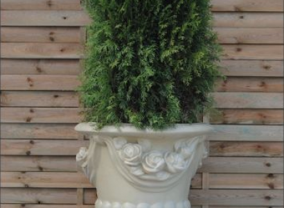 Design Blumentopf Top Pflanz Kübel Gefäß Töpfe Figur Kasten Skulptur PETRA Neu