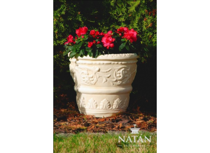 Blumenkorb Blumen Vase Gefäss Garten Dekoration Statue Figuren Kasten Terrasse