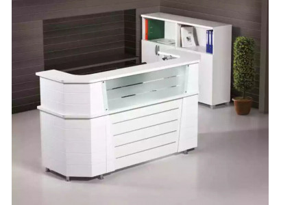 Büromöbel Rezeption Empfangsbereich Weiße Arbeitszimmermöbel Office