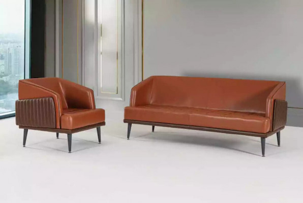 Designer Büromöbel Polstersofas Luxus Zweisitzer Couch Office Sitzer