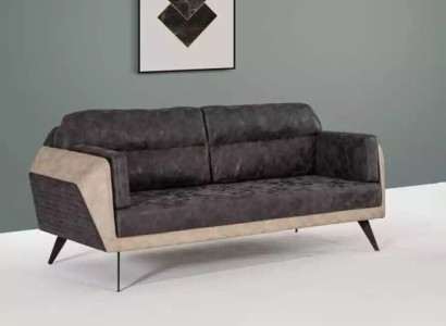 Grauer Luxus Dreisitzer Arbeitszimmer Sitzer Moderne Office Möbel Couch