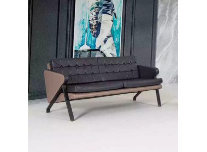 Zweisitzer Luxus Möbel Arbeitszimmer Einrichtung Modernes Polstersofa
