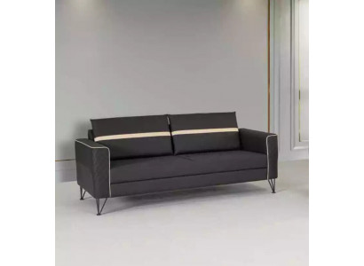Arbeitszimmer Sofa Couch 3 Sitzer Polster Stoff Textil Möbel Designer